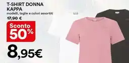 Ipercoop T-shirt donna KAPPA offerta