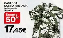Ipercoop Casacca donna fantasia offerta