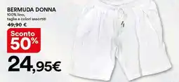 Ipercoop Bermuda donna offerta