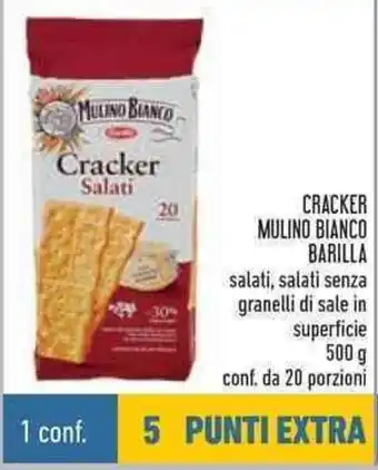 Conad Mulino Bianco Cracker Barilla 500g offerta