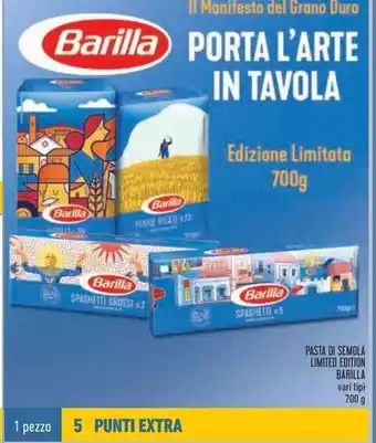 Conad Barilla Pasta Di Semola Limited Edition 700g offerta