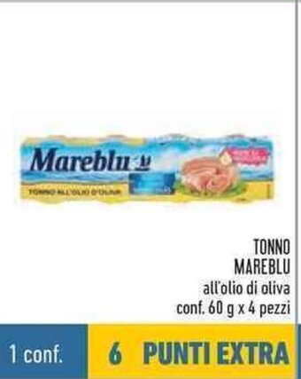 Conad Mareblu Tonno 60g x 4 pezzi offerta