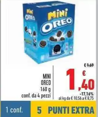 Conad Oreo Mini 160g offerta