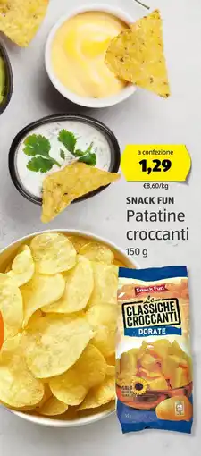 ALDI SNACK FUN Patatine croccanti offerta