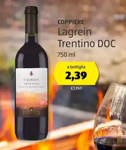 ALDI COPPIERE Lagrein Trentino DOC offerta