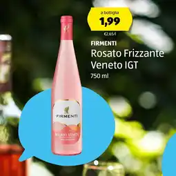 ALDI FIRMENTI Rosato Frizzante Veneto IGT offerta