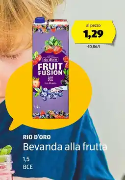 ALDI RIO D'ORO Bevanda alla frutta offerta