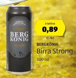 ALDI BERGKÖNIG Birra Strong offerta