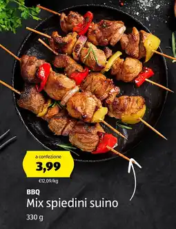 ALDI BBQ Mix spiedini suino offerta