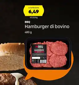 ALDI BBQ Hamburger di bovino offerta