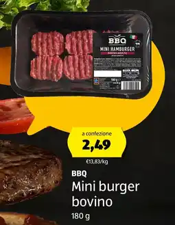 ALDI BBQ Mini burger bovino offerta