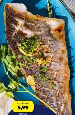 ALDI FIORITAL Filetto di branzino offerta