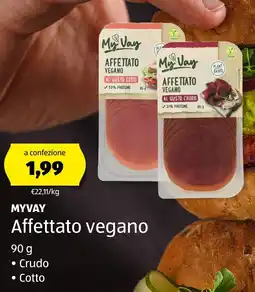 ALDI MYVAY Affettato vegano offerta