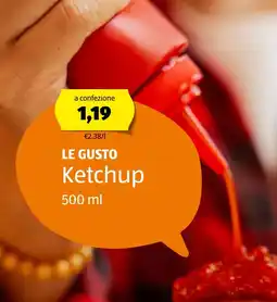 ALDI LE GUSTO Ketchup offerta