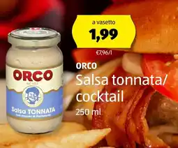 ALDI ORCO Salsa tonnata/ cocktail offerta