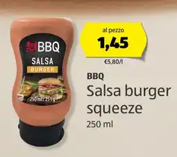 ALDI BBQ Salsa burger squeeze offerta
