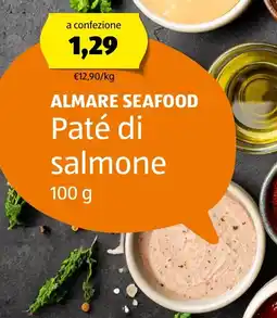 ALDI ALMARE SEAFOOD Paté di salmone offerta