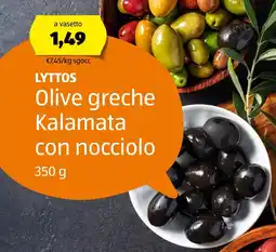 ALDI LYTTOS Olive greche Kalamata con nocciolo offerta