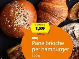 ALDI BBQ Pane brioche per hamburger offerta