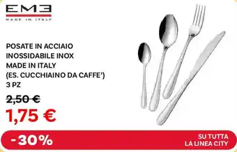 Max Factory EM3 Posate in acciaio inossidabile inox offerta