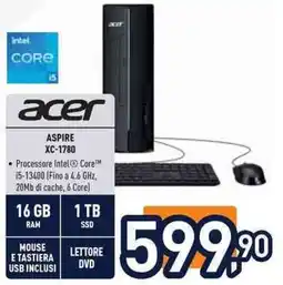 Unieuro Acer aspire XC-1780 offerta