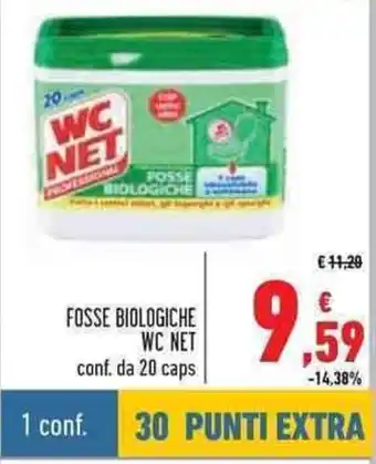 Conad Fosse Biologiche WC Net 20caps offerta