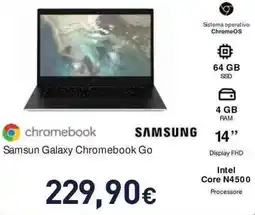 Unieuro SAMSUNG Sistema operativo ChromeOS offerta