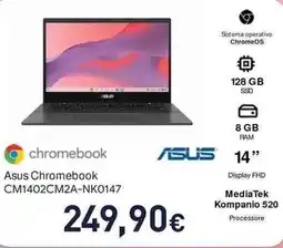 Unieuro Asus Chromebook CM1402CM2A-NK0147 offerta