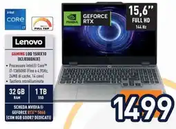 Unieuro Lenovo GAMING LOQ 15IRX10 (83JE0ODKIX) offerta