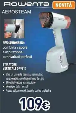 Unieuro Rowenta STIRATORE VERTICALE DR9814 offerta