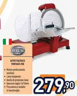 Unieuro R.G.V Affettatrice vintage 250 offerta