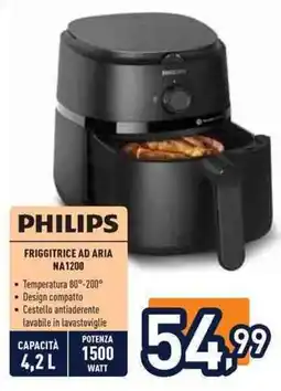 Unieuro PHILIPS Friggitrice ad aria NA1200 offerta