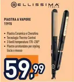 Unieuro Bellissima piastra a vapore 11915 offerta