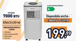Unieuro Electroline condizionatore portatile CLEH07R5 offerta