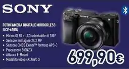 Unieuro Sony fotocamera digitale mirrorless ILCE-6100L offerta
