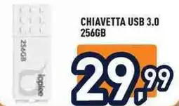 Unieuro loplee CHIAVETTA USB 3.0 256GB offerta