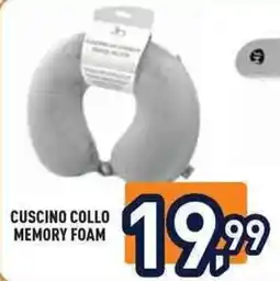 Unieuro Cuscino collo memory foam offerta