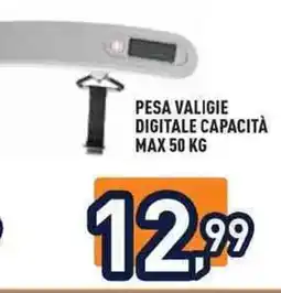 Unieuro Pesa valigie digitale capacità offerta