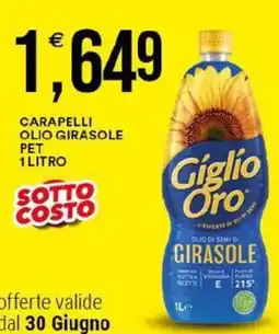 Vantaggio Cash&Carry Carapelli olio girasole pet Giglio Oro offerta