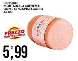 Vantaggio Cash&Carry Fiorucci mortadella suprema cone senza pistacchio offerta