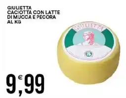 Vantaggio Cash&Carry Giulietta caciotta con latte di mucca e pecora offerta