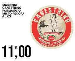 Vantaggio Cash&Carry Mannoni canestrino formaggio misto pecora offerta