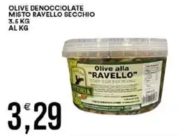 Vantaggio Cash&Carry Olive denocciolate misto ravello secchio offerta