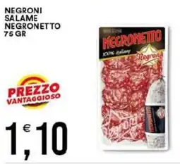 Vantaggio Cash&Carry Negroni salame negronetto offerta