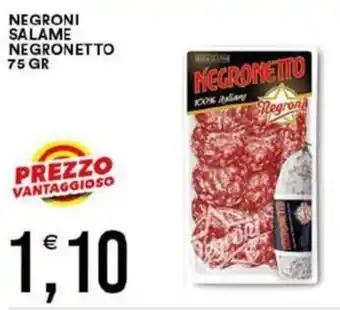Vantaggio Cash&Carry Negroni salame negronetto offerta