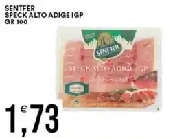 Vantaggio Cash&Carry Sentfer speck alto adige IGP offerta
