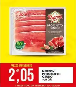 Vantaggio Cash&Carry Negroni prosciutto crudo offerta