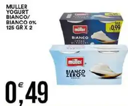 Vantaggio Cash&Carry Muller yogurt bianco/ bianco 0% offerta