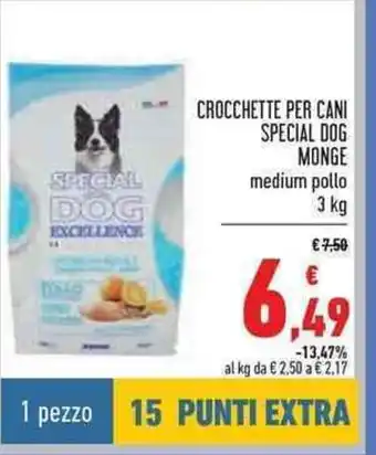 Conad Monge Special Dog Crocchette Per Cani 3kg offerta