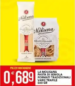 Vantaggio Cash&Carry La molisana pasta di semola formati tradizionali varie trafile offerta